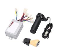Fafeims Electric Bike Controller Kit, 800W Motor Controller with Forward Reverse Switch Throttle Grip for Replacement