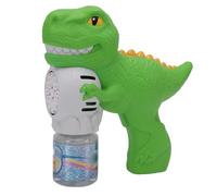 Fafeims Electric Dinosaur Bubble Machine, Handheld Bubble Blower with Flashing Lights, for Kids Outdoor Play, 1 Button Portable Toy for 3+ Years Old