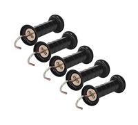 Fafeims Electric Fence Kit, Fence Gate Handle Insulators with Spring 5Pack for Farm Pasture Ranch