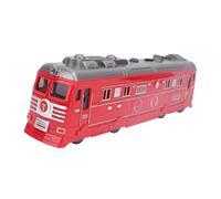 Fafeims Electric Steam Railway Toy, Retro Inertia Powered Spray Railway with Mist Cooling, 13.2 Inch Educational Toy for Kids Ages 3+ (Red)