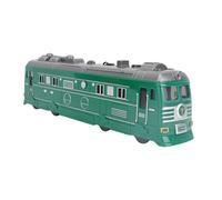 Fafeims Electric Steam Railway Toy, Retro Inertia Powered Spray Railway with Mist Cooling, 13.2 Inch Educational Toy for Kids Ages 3+ (Green)