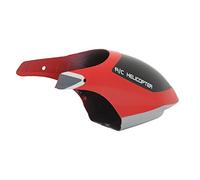 Fafeims Exquisite Plastic RC Helicopter Canopy Non Destructive Installation for V912 V912 A Red