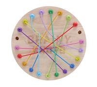 Fafeims Family Bonding Activity Rope Puzzle Game, Rope Untangling Game, Educational Wooden Untangling Logic Development For Kids and Adults, Interactive Group with No Screen