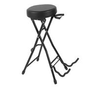 Fafeims Foldable Guitar Stool, Padded Guitar Footrest Stand for Acoustic Electric Bass