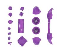 Fafeims Full Buttons Mod Kits for Series X and S, Durable and Comfortable Replacement Button Set for Gamers, ABS Material, 15-Piece Set (Transparent Purple)