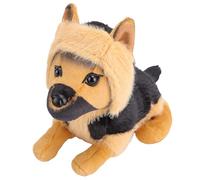 Fafeims German Shepherd Stuffed Animal, 15.75in Lifelike Dog Plush with Short Plush Fur Puppy Pillow for Kids Bedroom and Dog Lovers