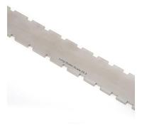 Fafeims Guitar Neck Notched Straight Edge Ruler, String Action Height Gauge Tools Set with Stainless Steel Construction, for 25.5 and 24.75 Guitars