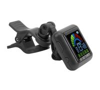 Fafeims Guitar On Tuner, USB Rechargeable Built in Battery High Definition Color Screen for Violin Ukulele Bass, with Flexible Angle Adjustment (AT-102 black)