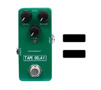Fafeims Guitar Pedal, All Metal Analog Dry Through Tape Distortion Digital Delay Effects Pedal with True Bypass for Electric Guitarists