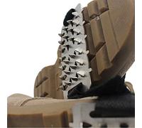 Fafeims Ice Crampons Non Slip 26 Spikes Ice Cleats Shoes Boots Grips for Outdoor Winter Walking Hiking Climbing Fishing for All Age Groups Stainless Steel