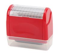 Fafeims Identity Protection Roller Stamp Convenient Refueling Small Body for Office Material ABSPrinting Appearance Width 1.3in (Red L Size)