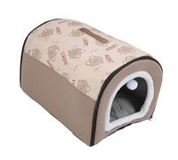 Fafeims Indoor Warm Dog House Soft Flannel Dog Tent House for Year Round Use, Private Space Pet Sleeping for Indoor (L)