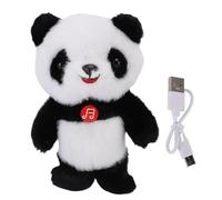 Fafeims Interactive Walking Plush Toy, Electric Dancing Panda with Singing Motorized Design, for Kids Bedroom Playtime Ages 3,4,5,6,7,8
