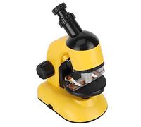 Fafeims Kids Microscope 40X-1200X Educational Toy with 360 Rotation Head for Children Beginners - Ideal STEM Learning - Plastic (Yellow)