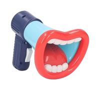 Fafeims Kids Voice Changer, Big Mouth Shape Multiple Sound Effect Toy with Lanyard, for Educational Recording and Parent Child Communication (Blue)