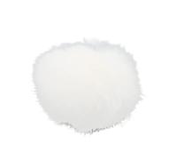 Fafeims Lavalier Wind Muff Furry Microphone Cover Soft and Lightweight for Outdoor Recording 0.5cm Aperture Artificial Fur 1 Piece (White)