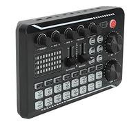 Fafeims Live Sound Card Rausch Reduction Voice Changer Sound Mixer for Recording and Streaming, Podcast Device Package for Podcasters and Gamers [ABS material]