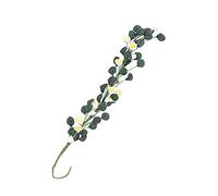 Fafeims Mini Dollhouse Garden Decoration Rose String, Exquisite Design Red Pink Yellow Purple Color Options Versatile Resin Wire Material, Ideal for 1/12 Dollhouse and Dolls, Wrapping (Yellow rose)