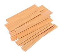 Fafeims Mini Wood Floor Tiles, 1:12 Scale Dollhouse Accessories with Self Adhesive Backing for DIY Crafts, Model Making and Home Decor (White Oak Color)