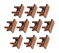 Fafeims Miniature Dollhouse Foot Stool, Exquisite Mini Retro Bench with Lifelike Details for 1/12 1/6 Scale Dollhouse Scenes, Gifts for Model Lovers