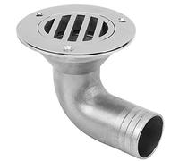 Fafeims Mirror Polished Marine 90 Degrees Stainless Steelboat Floor Outflow for Boat Deck 38 Mm/1.5 Inches (38MM)