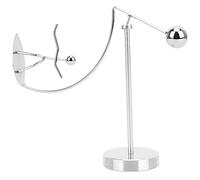 Fafeims Newtons Pendulum Cradle Educational Toy for Stress Relief and Learning At Home Office Decor Metal Surfing Little Man (Little Prince of Surfing)