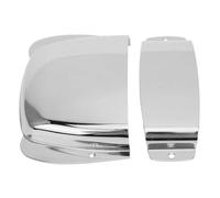 Fafeims PB Electric Bass Guitar Pickup Bridge Cover Set with Zinc Alloy Protective Cover Practical and Durable for Protecting the Pickup and Bridge (Silver)