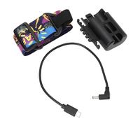 Fafeims Power Cable and Battery Bracket, Portable Design with Adjustable Head Strap for Avata Goggles 2 FPV Accessories Holder, Increase Playing Time and Space Releasing