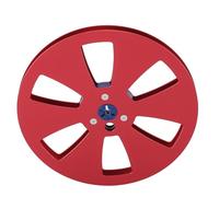 Fafeims Premium Aluminum Alloy 7 Inch Empty Tape Reel for TEAC/ReVox Studer, Classic Design for Excellent Sound Quality, Universal Applicability (Red)