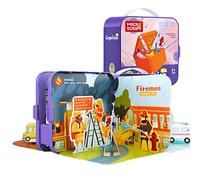 Fafeims Puzzle Book, DIY Occupational Cognition Box with 4 Pop Up Scenes for Kids Early Education Preschool Learning Toy