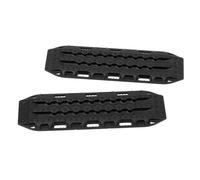 Fafeims RC Anti Slip Plastic Sand Ladder Recovery Ramps Board for SCX24-1 Pair of RC Recovery Board for SCX24 1/24 Crawler (Black)