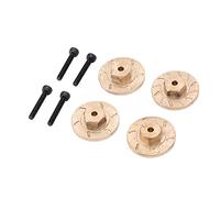 Fafeims RC Brass Hexagonal Counterweight Adapter, Hex Hub Wheel Weight for Stability and Handling, with Lightweight Small Size Design, for Mini Z Wrangler 1/18 1/24 RC Car