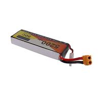 Fafeims RC Lipo Battery 5200mAh 7.4V 2S 50C XT60 Plug | High Discharge Lithium Cobalt Oxides Cells, Steady Current Output for FPV Racing Car, Quadcopter, Helicopter, Aircraft and