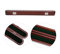 Fafeims Red Sandalwood Baton Box, Commander Baton Storage Case with Hand Pull Buckle, for Musical Instrument Accessories, Size 45.5 X 4 X 3.8cm