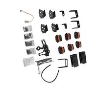 Fafeims Robot Mechanical Arm Kit, Stable Construction, Smooth Rotation with Efficient Power System, for 6DOF Robotic Manipulation