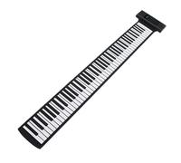 Fafeims Roll Up Piano, 88 Keys Rechargeable LED Display Roll Up Piano with MIDI Output for Beginners Travel Home Practice