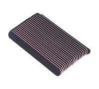 Fafeims Sandpaper, 20pcs Double Sided Black Thickening Wet Dry Sanding Paper with 5 Grits P100 to P1500 for Wood Arts Crafts Automotive Metal Polishing