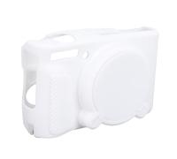 Fafeims Scratch Proof Silicone Camera Case Anti Slip Texture for SX740 SX730 Outdoor Recording and Travel Compact Design (White)