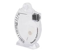 Fafeims Sea Aquarium Hydrometer Professional Efficient Salinity Specific Gravity Test for Marine Fish Tanks Plastic 11.2cm for Brackish Water (HD-T-H018)