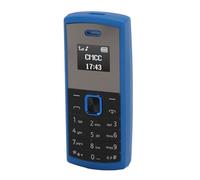 Fafeims Smallest Mobile Phone Portable Miniature BT Music Player with Multi-Language Support for Travelers and Casual Use (Blue)