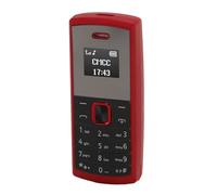 Fafeims Smallest Mobile Phone Portable Miniature BT Music Player with Multi-Language Support for Travelers and Casual Use (Red)