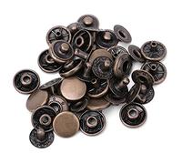 Fafeims Snap Fasteners, 50 Pcs Brass Snap Buttons for Leather Crafts, Sewing Repair, Clothing Button (12.5MM)
