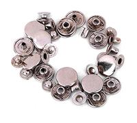 Fafeims Snap Fasteners, 50 Pcs Brass Snap Buttons for Leather Crafts, Sewing Repair, Clothing Button (15mm)