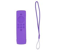 Fafeims Soft Silicone Remote Control Protective Case for Fire TV Stick Lite,Easy to Use Washable Remote Protector for Pets,Skin Friendly Control Cover (Purple Set)