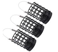 Fafeims Stainless Steel Made of Stainless Steel 3PCs Fishing Bait Cages Deliver the Accessory Trap Crosso (30g)