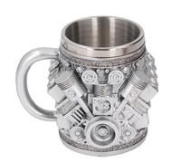 Fafeims Stainless Steel Resin Creative Three Dimensional Automobile Engine Mug for Coffee Lover Present (V8)