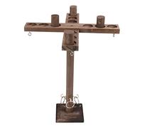 Fafeims Table Top Hook and Ring Game + Addictive Fun + Multiple Applications + Wooden Hooks Fast Paced Game + Backyard, Beach