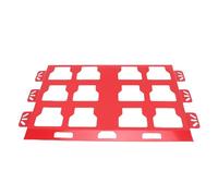 Fafeims Tool Assembly Plaque with Rusty Metal Wall Assembly for Packaging Tools Storage Solution for Professional Entrepreneurs (Red)