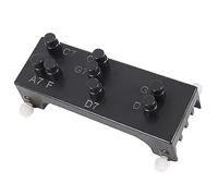 Fafeims Ukulele Chord Trainer for Beginners - ABS & Cork Practice Tool for Quick Chord Changes, Easy-to-Use Learning Aid for Beginner Ukulele Players, Portable Skill Development As