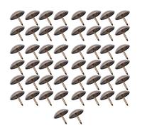 Fafeims Upholstery Nails 50PCS Thickened Decorative Hardware Parts for Home Furniture Craft Wine Cabinet, Iron Green Bronze 19x20mm (19 * 20mm (Thickened))